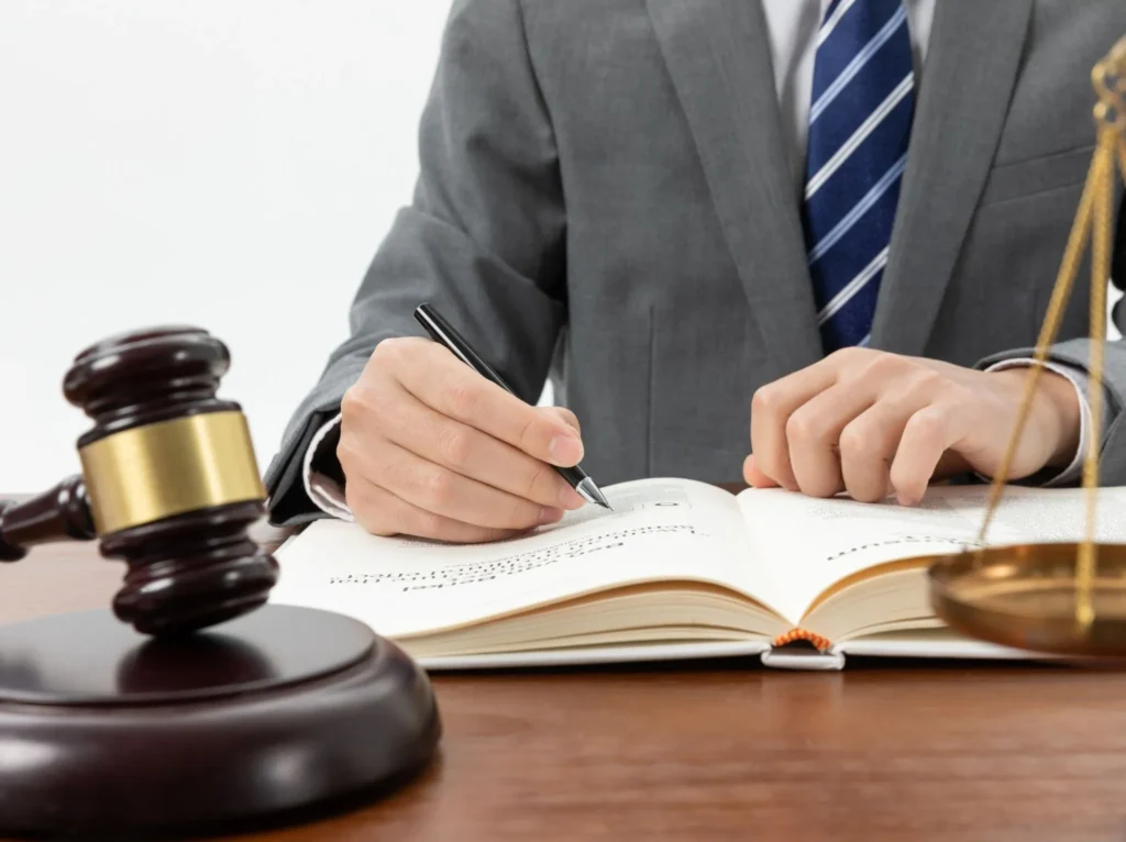 Equipo de abogados de Varo Abogados trabajando en una reunión.