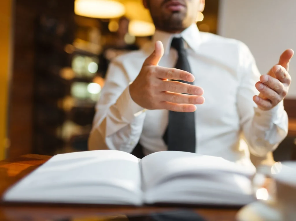 Sala de reuniones de la oficina de Varo Abogados en Madrid.